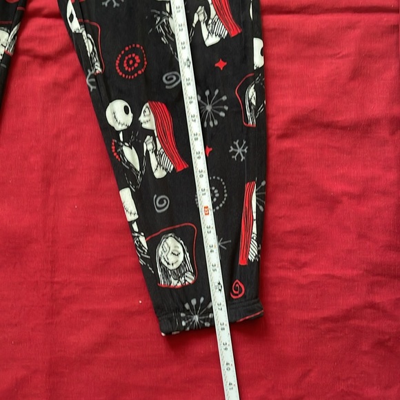 Nightmare Before Christmas Sz 2X (18W/20W) Black Plush Fleece Pajama Pants - Picture 13 of 13